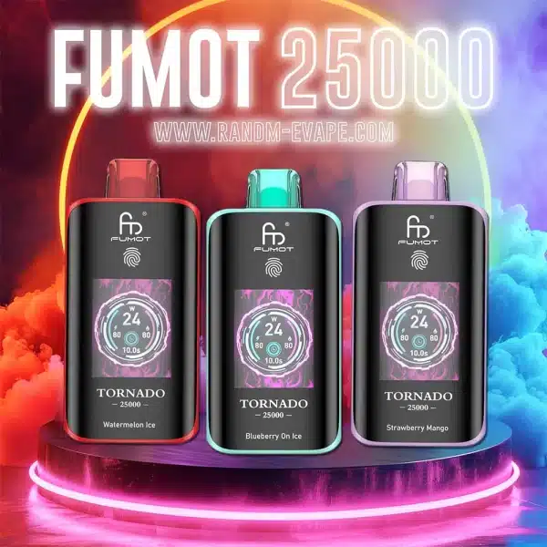 Jednorazówki e-papierosy Fumot Tornado 25 000