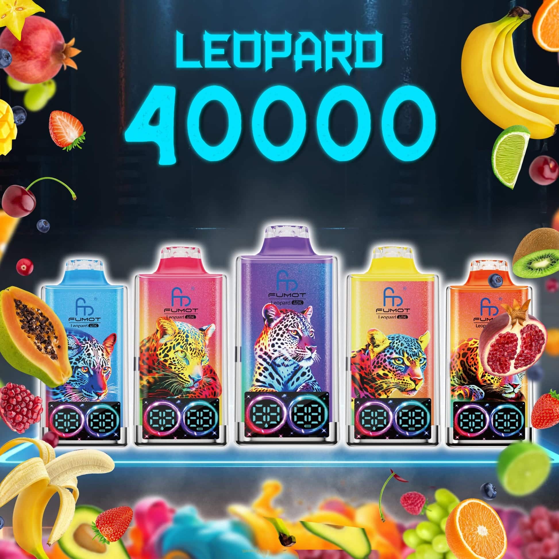 Aroma King Weź Bucha - Jednorazowe E-papierosy jednorazówki Leopard FUMOT 40 000 40K puffs