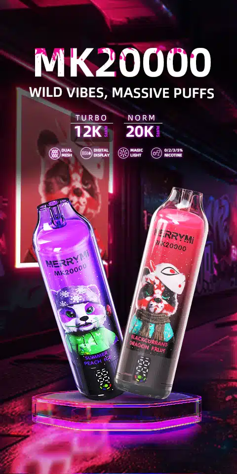Aroma King Weź Bucha - Jednorazowe E-papierosy Jednorazówki E-papieros Merry Mi MK 20 000 Buchów