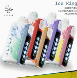 Strona główna 5 E-papierosy ELFBAR ICE KING 30000 buchów